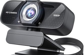 1080P Full HD Webcam with Noise-Canceling Mic, Auto