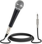 Pyle Microphone, Dynamic Cardioid, XLR Cable Included,