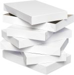 American Greetings White Shirt Boxes with Lids, for