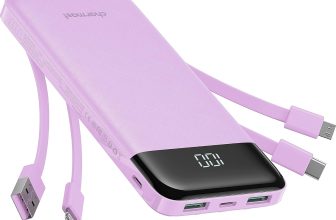 charmast Portable Charger with Built in Cables, Power