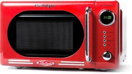 Nostalgia Retro Compact Countertop Microwave Oven - 0.7