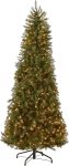National Tree Company 7.5 ft Pre-Lit Dunhill Fir Slim