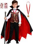 Vampire Costume Set, Scary Halloween Costumes for Boys