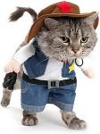 Cowboy Uniform Dog Cat Costume - Funny Pet Cowboy