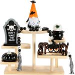 Halloween Decorations 6PCS Tiered Tray Decor, Cute