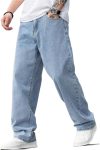 Baggy Jeans for Men Y2K Streetwear Vintage Wide Leg