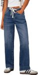 Sidefeel Women's Wide Leg Jeans High Waisted Stretchy