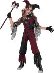 California Costumes Psycho Jester Costume for Girls