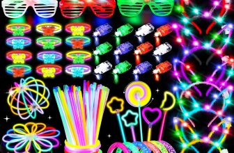156Pcs Glow In The Dark Party Supplies for Kids/Adults,