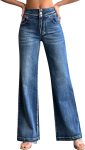 roswear Women's Wide Leg Jeans Casual High Waisted