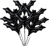 Cheerland Bat Balloons Black Halloween Decorations Foil