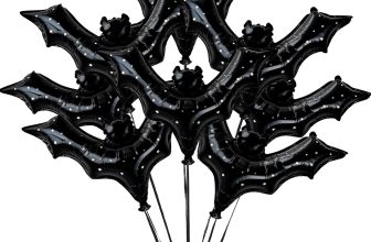 Cheerland Bat Balloons Black Halloween Decorations Foil