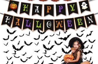 3D Black Bat Wall & Window Stickers 60PCS (4 Sizes)