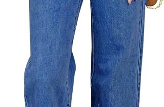 Sidefeel Women's Jeans High Waisted Straight Leg