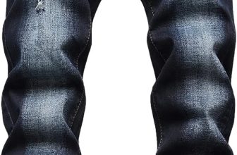 JUNBAOSS Men's Slim Fit Stretch Jeans Ripped Skinny