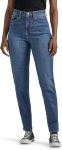 Lee Women's Legendary Mom Jean in One Tone, High Rise,