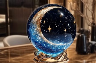 Starry Sky Moon and Stars Acrylic Desktop Decoration,