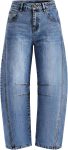 ZISICA Womens Barrel Jeans for Women Trendy 2026 High