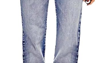 Flamingals Wide Leg Jeans for Women Low Rise Baggy