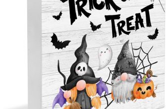 Halloween Decorations Indoor Halloween Gnomes Wood Sign