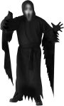 DreamJ Horror Scary Halloween Costume with Mask - Black