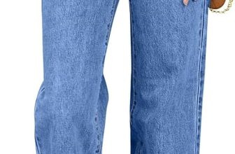 Sidefeel Women's Jeans High Waisted Straight Leg