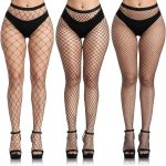 Buauty Black Fishnet Stockings for Women, Fishnet