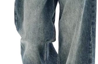 EMMIOL Women Baggy Jeans Mid-Low Waist Boyfriend