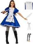 Women's Lolita Maid Cosplay Costume Dress Bloody Apron