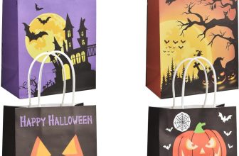 PAKCHOICE 12 Pcs Halloween Treat Bags Paper Gift Bags