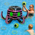 GIFTEXPRESS Halloween Ring Toss Game and Decor 4-in-1 –