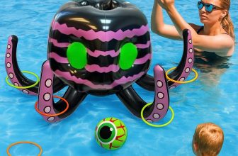 GIFTEXPRESS Halloween Ring Toss Game and Decor 4-in-1 –