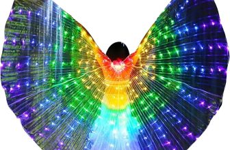 Light Up Led Isis Wings Belly Dance Carnival Rave