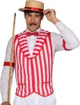 Rubies Barbershop Quartet Vest for Adults, Men's
