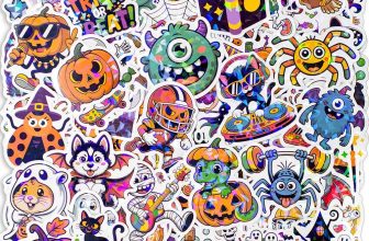 Waybla Halloween Stickers for Kids – 100PCS Unique
