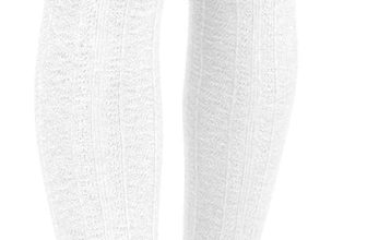 Moon Wood Women Thigh High Socks Extra Long Cotton Knit