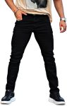 Heyfanee Mens Slim Fit Jeans Stretch Denim Pants for