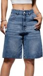 EMMIOL Women Jorts Baggy Jeans Jorts Outfits Mid-Low