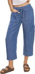 luvamia Barrel Jeans for Women Trendy Wide Leg High