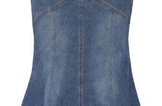 Allegra K Denim Jean Skirt for Women Casual Washed High