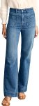 KUNMI Women's Wide Leg Jeans High Waisted Straight Leg