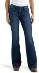 Wrangler Women's Retro Mae Mid Rise Wide Leg Trouser