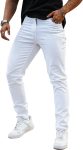 Heyfanee Mens Slim Fit Jeans Stretch Denim Pants for