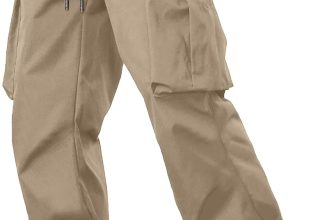 Comdecevis Men's Casual Cargo Pants Workout Joggers