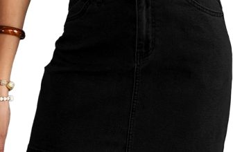 Sidefeel Women's Summer Jean Skirt 2026 High Waist