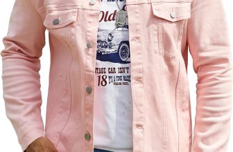 Bindefon Denim Jackets for Men Trucker Jean Jacket