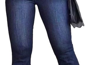 KDF High Waisted Flare Jeans for Women Bell Bottom