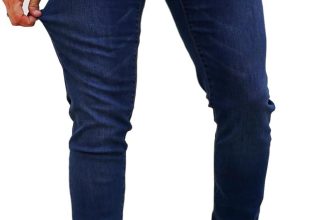 Heyfanee Mens Slim Fit Jeans Stretch Denim Pants for