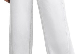 Sidefeel Women's Wide Leg Jeans High Waisted Stretchy