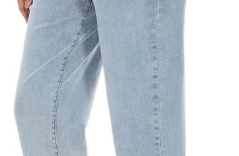 POSHGLAM Women's Maternity Boyfriend Jeans Over Belly